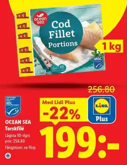 Lidl Ocean Sea Torskfilé erbjuda