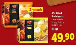 Lidl Sol&mar sorbetglass citron, apelsin erbjuda