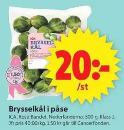 ICA Supermarket ICA brysselkål erbjuda