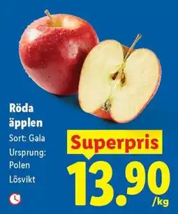Lidl Röda äpplen erbjuda