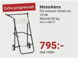 Erlandsons Brygga Motorkärra erbjuda