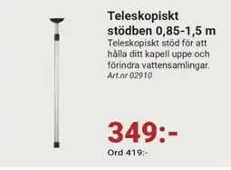 Erlandsons Brygga Teleskopiskt stödben erbjuda