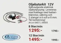 Erlandsons Brygga Ocean Oljebytarkit 12V erbjuda