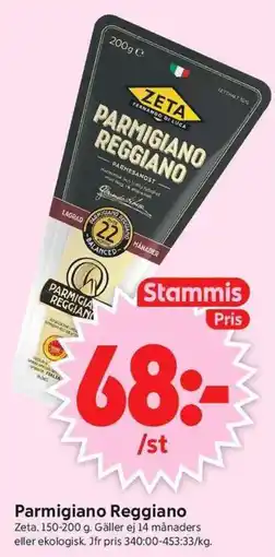 ICA Supermarket Zeta Parmigiano Reggiano erbjuda