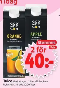 ICA Supermarket God Morgen juice erbjuda
