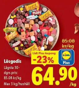 Lidl Lösgodis erbjuda