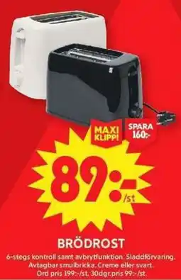 ICA Maxi Brödrost erbjuda