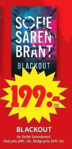 ICA Maxi Sofie Sarenbrant blackout erbjuda