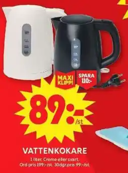 ICA Maxi Maxi Klippi vattenkokare erbjuda