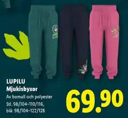 Lidl Lupilu mjukisbyxor erbjuda