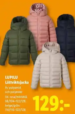 Lidl Lupilu Lättviktsjacka erbjuda