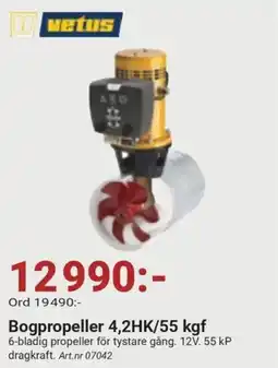 Erlandsons Brygga Vetus bogpropeller 4,2hk/55 kgf erbjuda