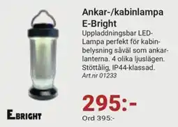 Erlandsons Brygga Ebright ankar-/kabinlampa erbjuda