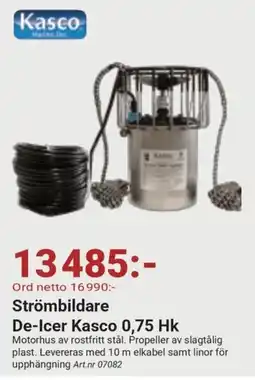 Erlandsons Brygga Kasco De-Icer 0,75 Hk erbjuda