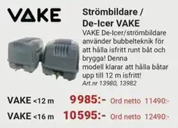Erlandsons Brygga Vake strömbildare / de-icer erbjuda