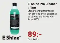 Erlandsons Brygga E Shine Pro Cleaner erbjuda