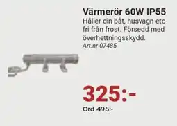 Erlandsons Brygga Värmerör 60W IP55 erbjuda