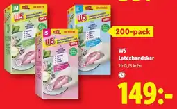 Lidl W5 Latexhandskar erbjuda