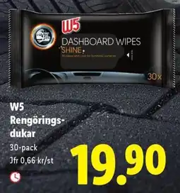 Lidl W5 rengöringsdukar erbjuda