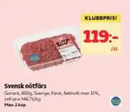 Hemköp Garant nötfärs erbjuda