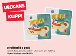 Hemköp Garant tortillabröd erbjuda