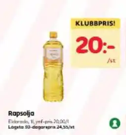 Hemköp Rapsolja erbjuda