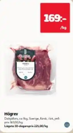 Hemköp Högrev erbjuda