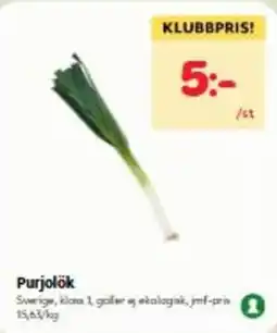 Hemköp Purjolök erbjuda