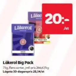Hemköp Läkerol Big Pack erbjuda