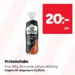 Hemköp Arlo Proteinshake erbjuda