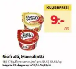 Hemköp Risifrutti, Mannafrutti erbjuda