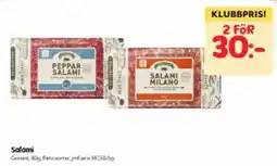 Hemköp Garant salami erbjuda
