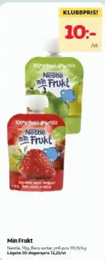 Hemköp Nestle min Frukt erbjuda