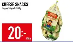 Matdax Happy cheese snacks erbjuda