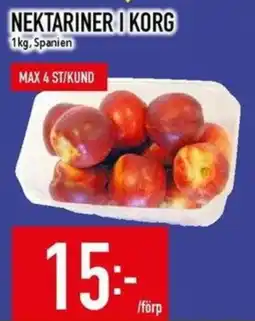 Matdax Nektariner erbjuda