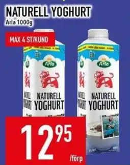 Matdax Arla naturell yoghurt erbjuda