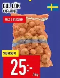Matdax Gul lök erbjuda