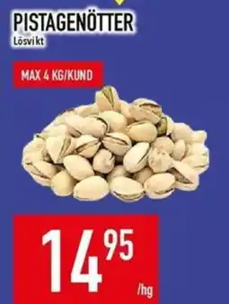 Matdax Pistagenötter erbjuda