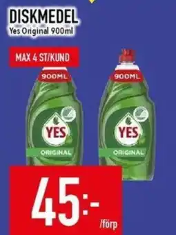 Matdax Yes diskmedel original erbjuda