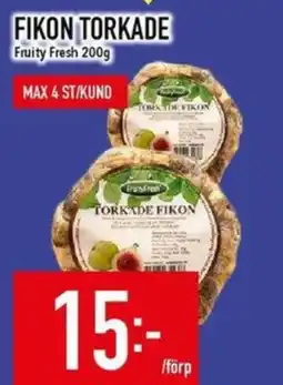 Matdax Fruity Fresh torkade fikon erbjuda