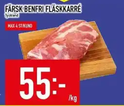 Matdax Färsk benfri fläskkarré erbjuda