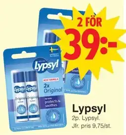 Matöppet Lypsyl erbjuda