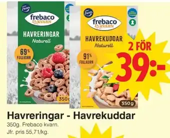 Frebaco havreringar - havrekuddar