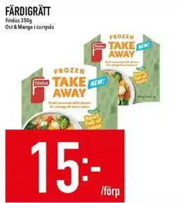 Matdax Findus Ost & Mango i currysås erbjuda