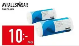 Matdax Fixa avfallspåsar erbjuda