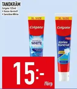 Matdax Colgate tandkräm erbjuda