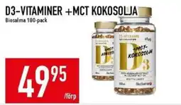 Matdax Biosalma D3-vitaminer + Mct kokosolja erbjuda