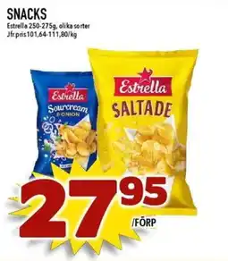 Matdax Estrella snacks erbjuda