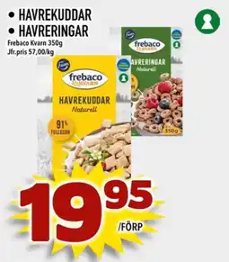 Din Mat Frebaco havrekuddar naturell erbjuda