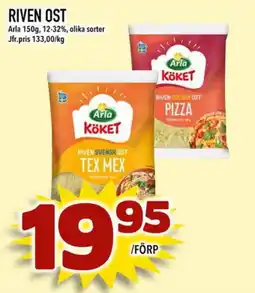 Din Mat Arla Köket Riven Ost erbjuda